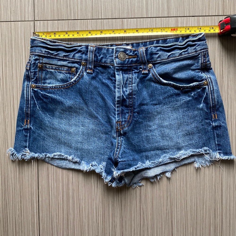 Free People denim cutoff shorts